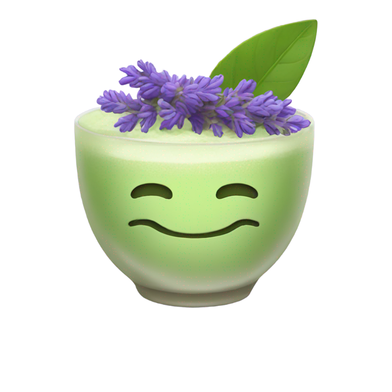 genmoji : matcha à la lavande