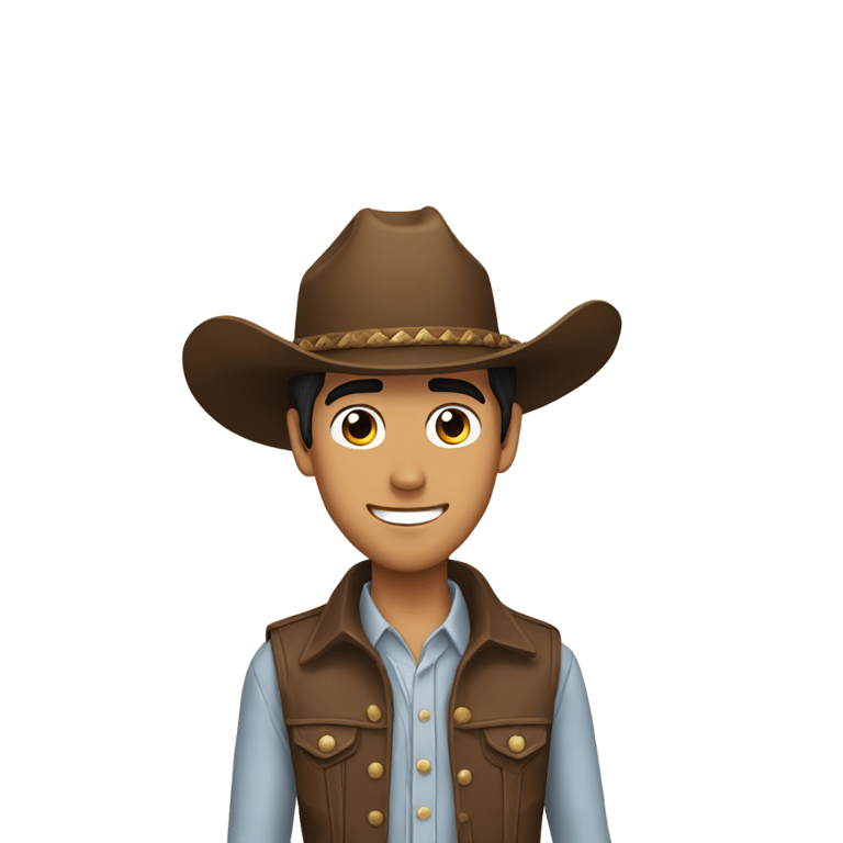 絵文字：zach king as cowboy