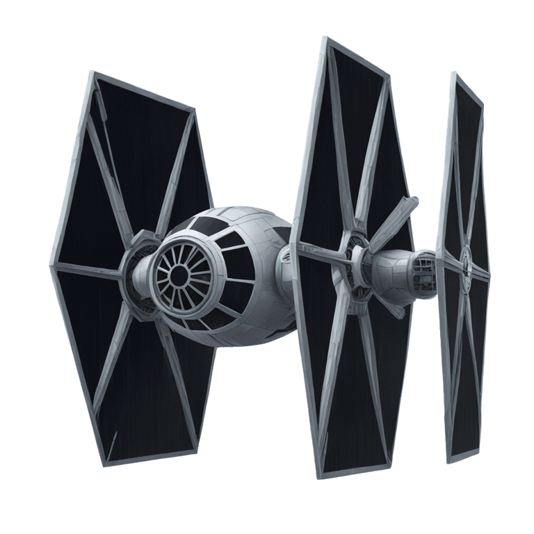 絵文字：tie fighter from star wars