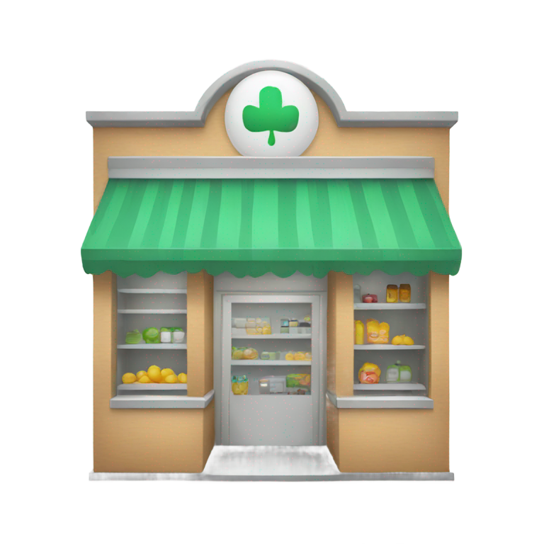 絵文字：健康食品店