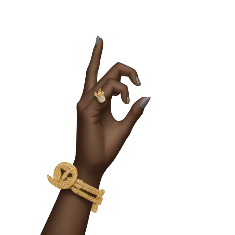 genmoji: ysl hand symbol