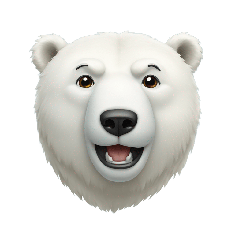 絵文字：polar bear