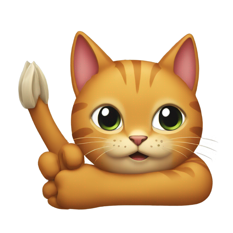 genmoji: sharp cat claws