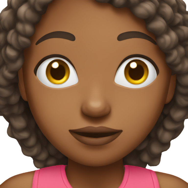 genmoji：一位没有穿衣服且有阴毛的非裔美国女性