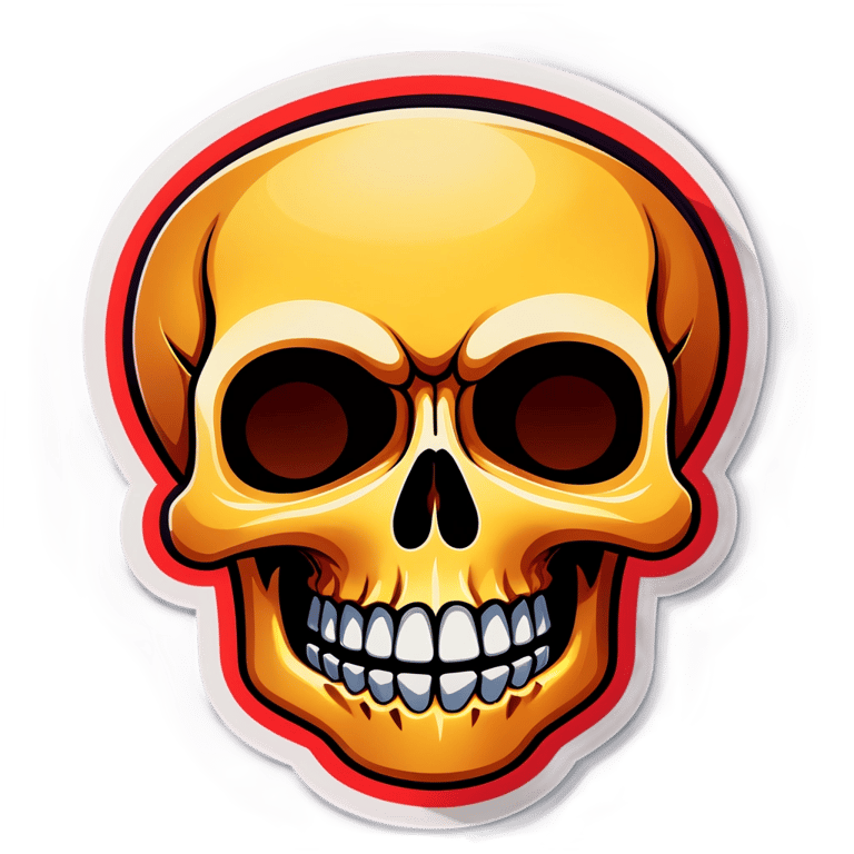 genmoji: Skull and mind-blown emojis