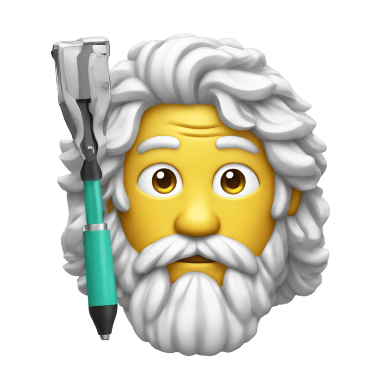 genmoji：宙斯手持焊接铁