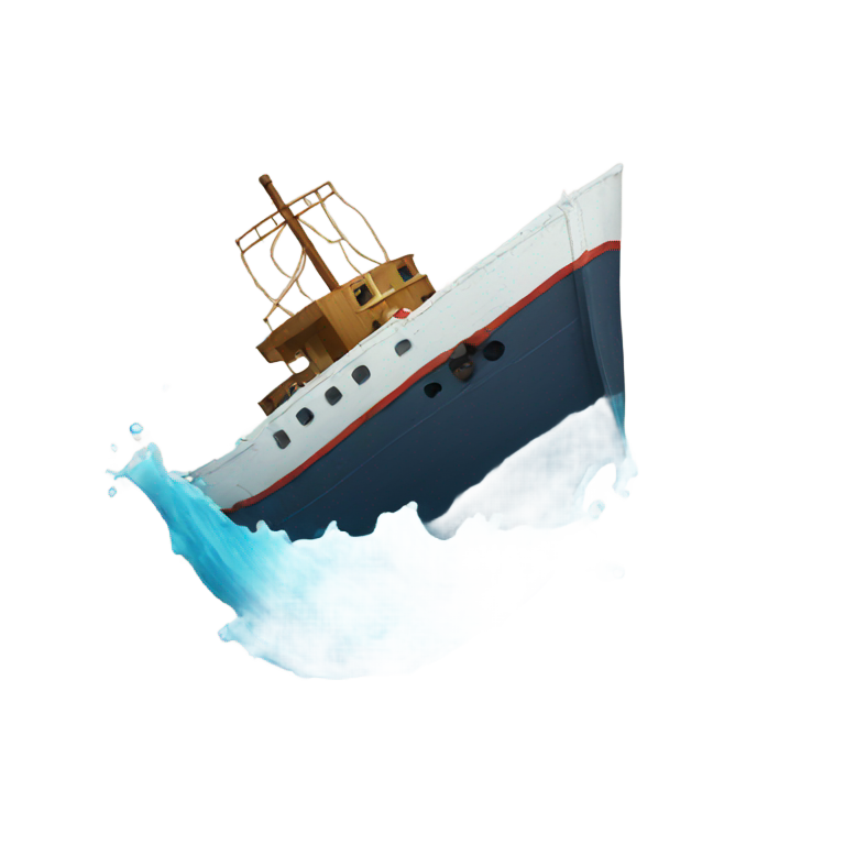 genmoji: Ship sinking