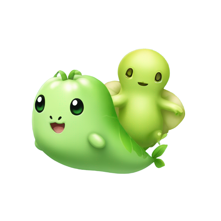 genmoji：菊草叶和小锯鳄