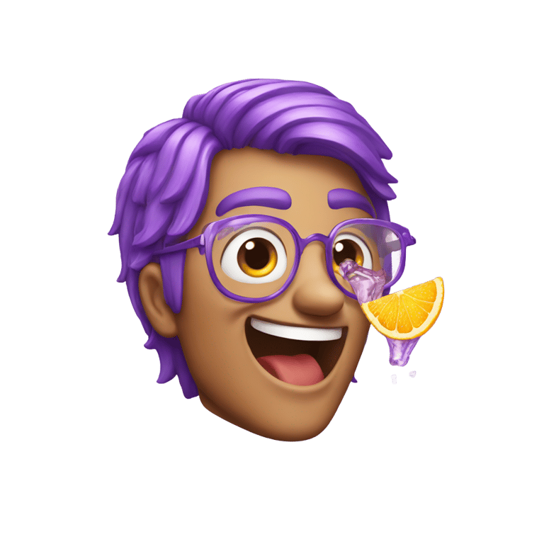 genmoji : Purple fanta