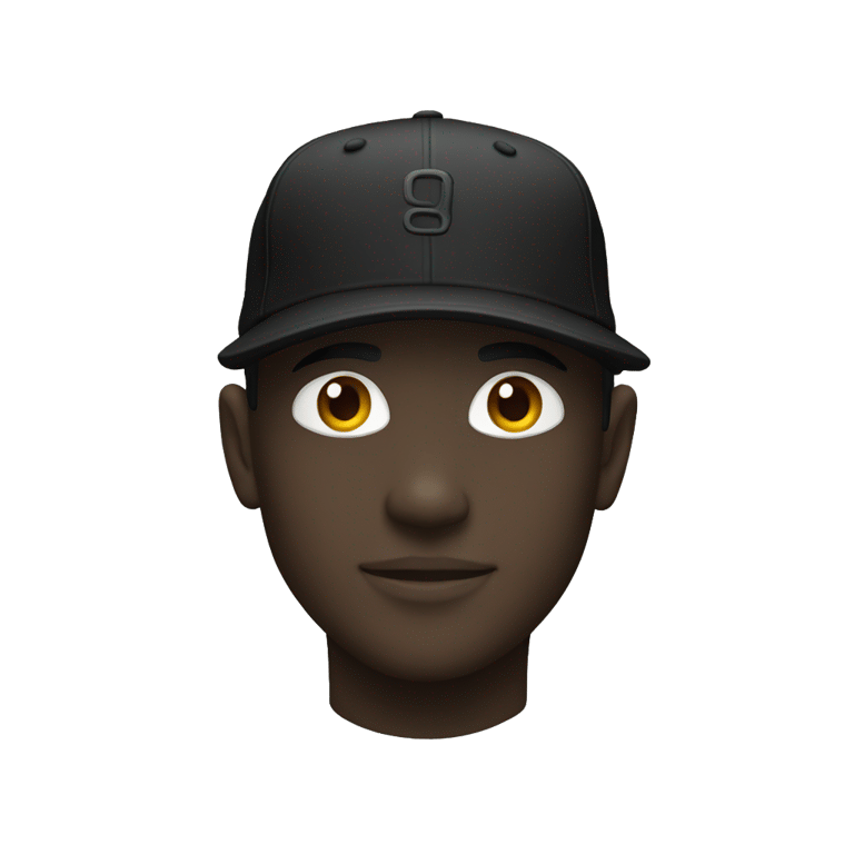 genmoji : A cap black color