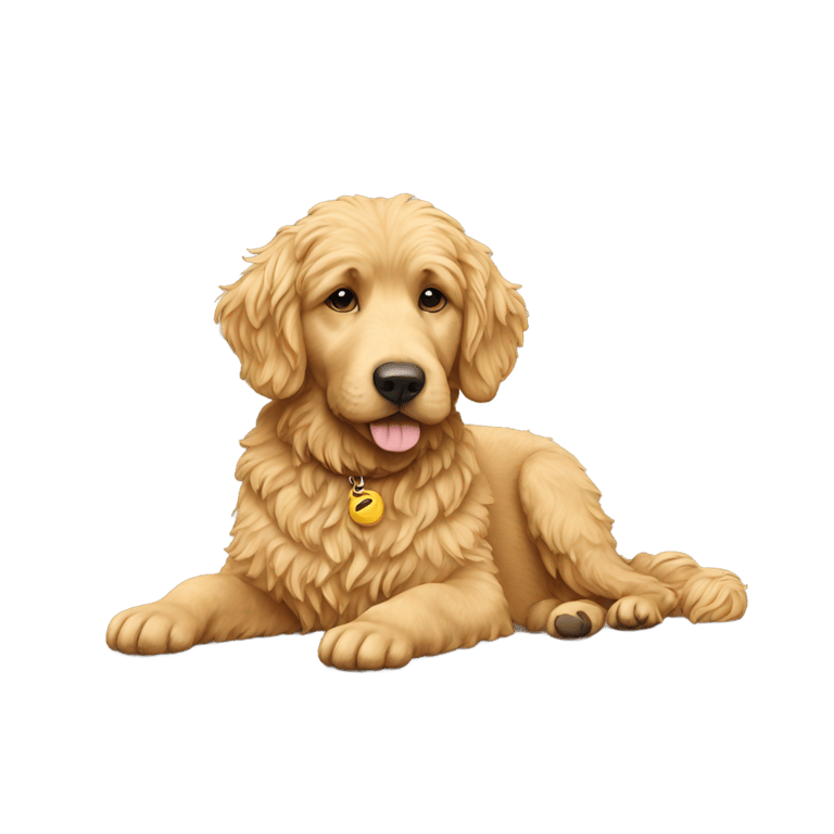 genmoji：金毛金兔放松