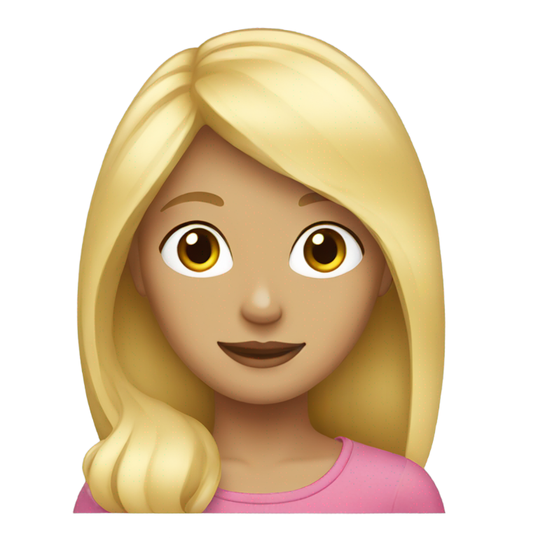 genmoji：金发女孩