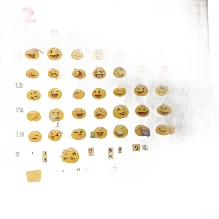 絵文字：デイリーカレンダーページ