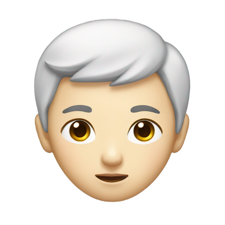 genmoji: chinese with eyes closed