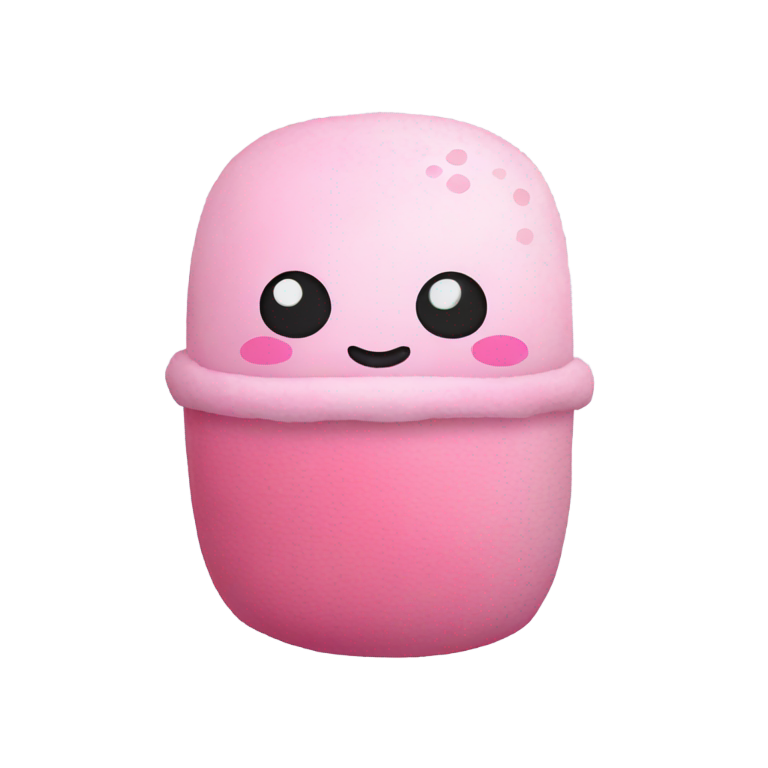 絵文字：ピンクのボバぬいぐるみ