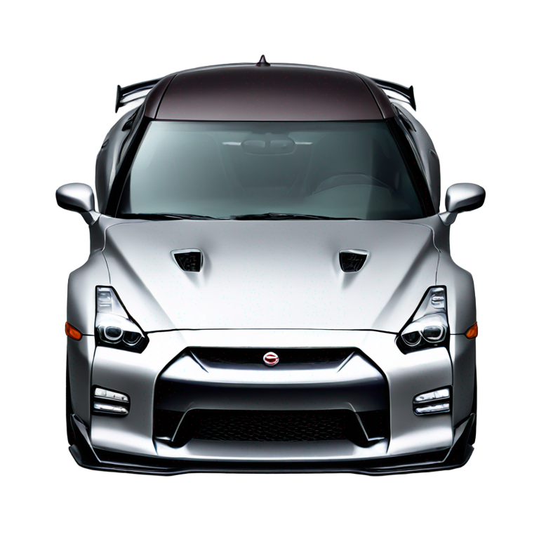 genmoji: Nissan GT-R with Toyota logo