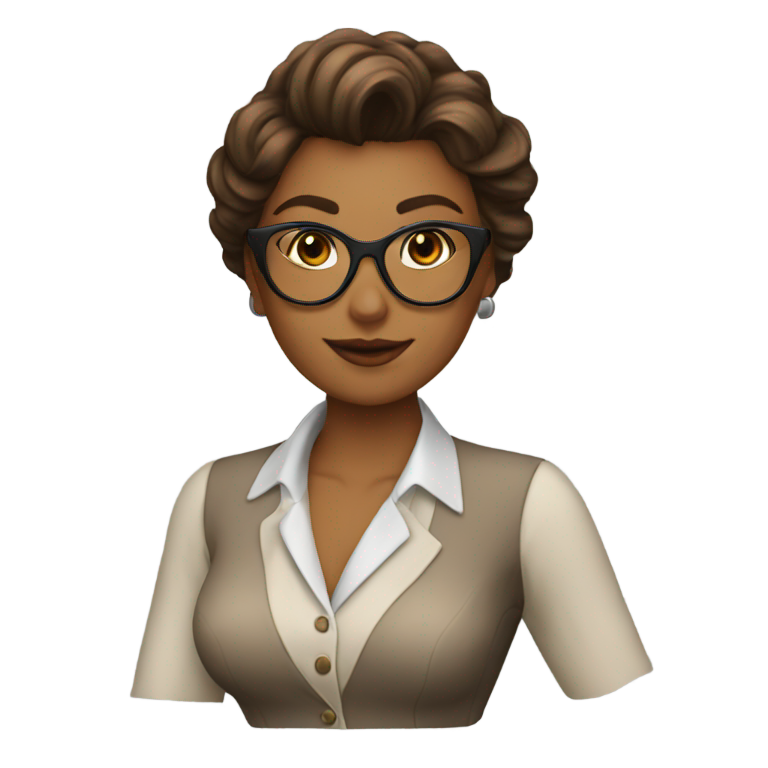 genmoji: Sexy librarian