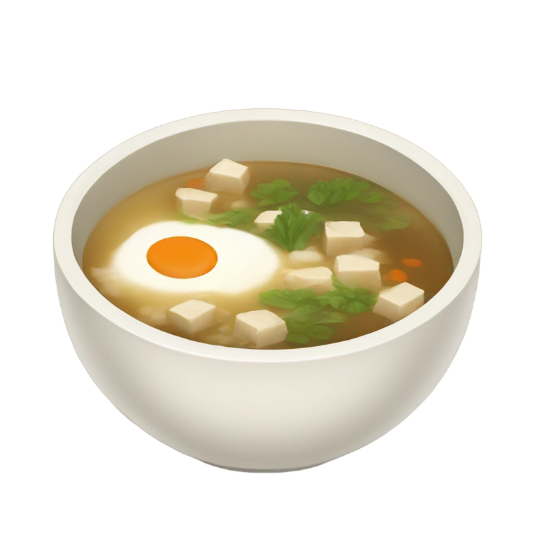 絵文字：味噌汁