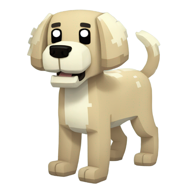genmoji : Chien Minecraft Undertale