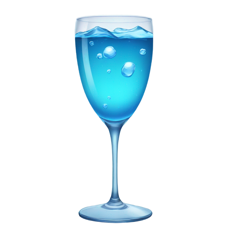 genmoji：water glass elsa inpired