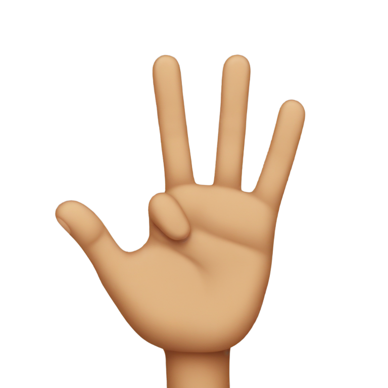 genmoji：2 fingers in pussy