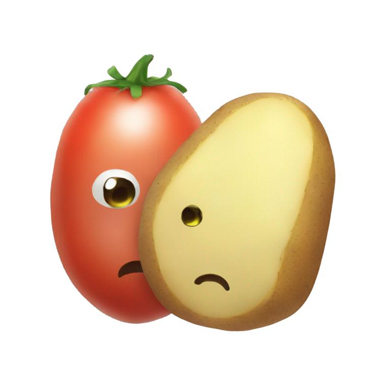 genmoji : Hybride de pomme de terre et de tomate