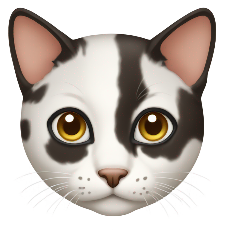 絵文字：斑猫の顔