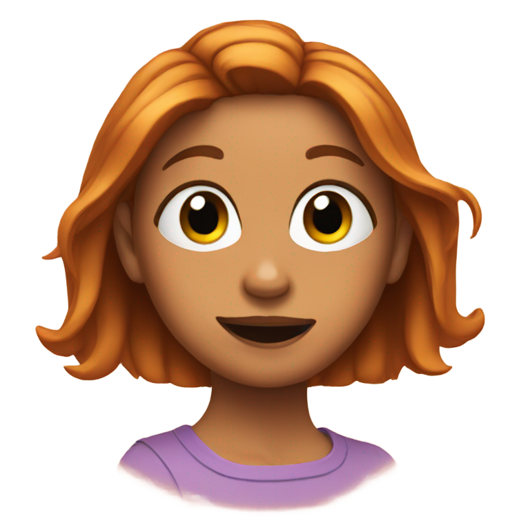 絵文字：emoji with penny sticking out