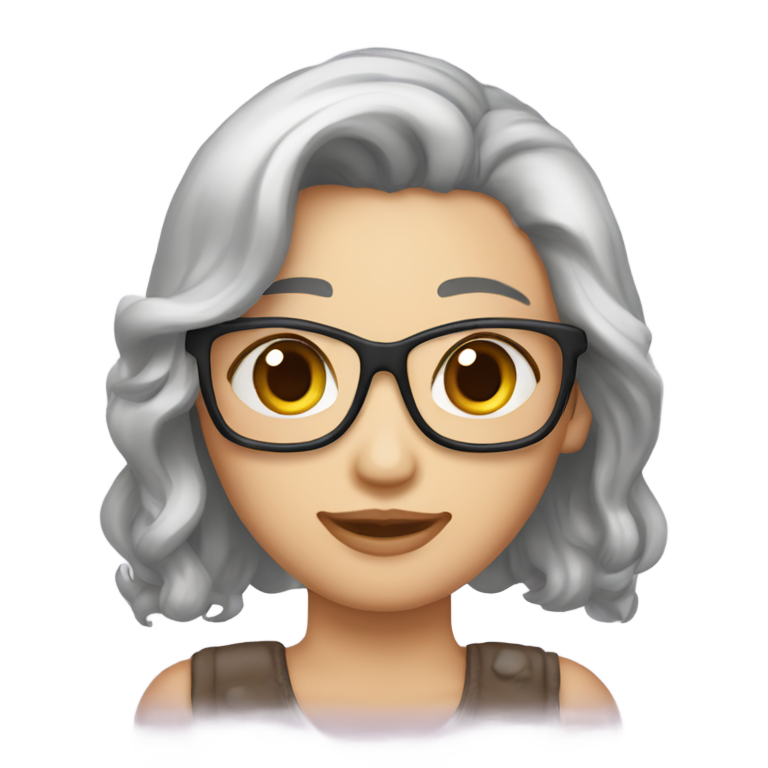 genmoji: девушка блондинка с челкой и голубыми глазами держит в руках белого котенка