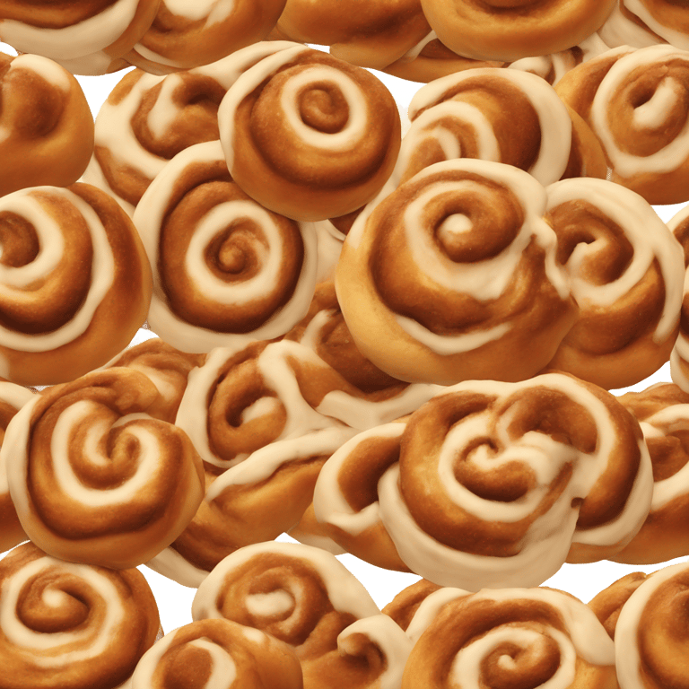genmoji : Un roulé à la cannelle réaliste sans visage