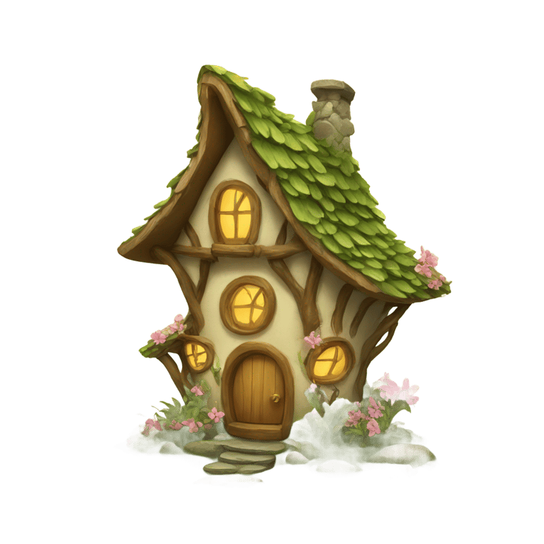絵文字：Fairy house