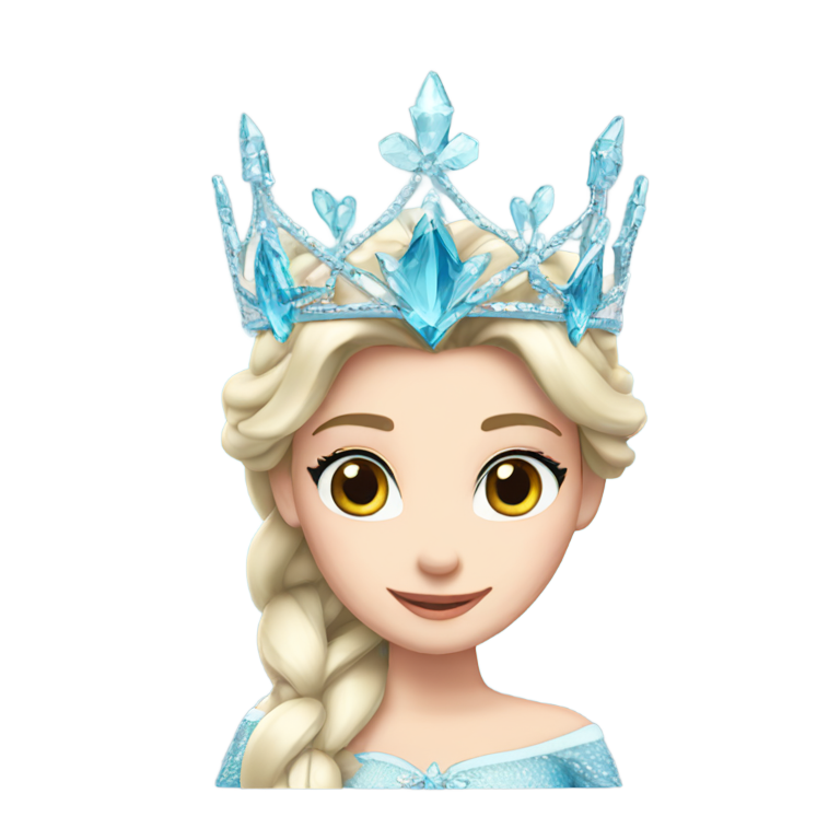genmoji: Elsa  Castle

Crown