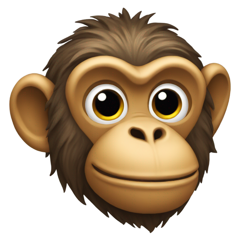 genmoji：西班牙马德里的猴子