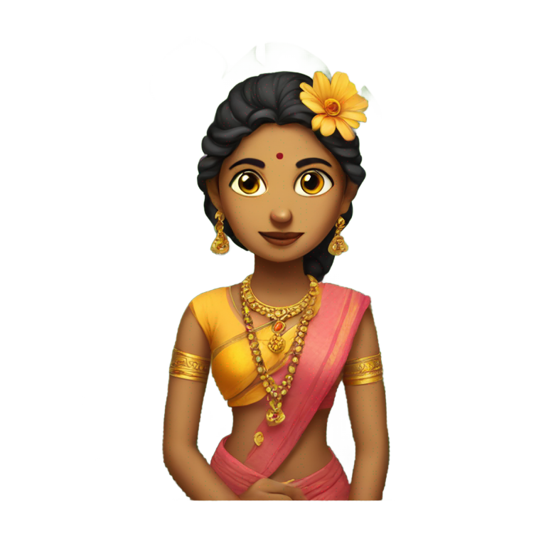 genmoji : Raga girl