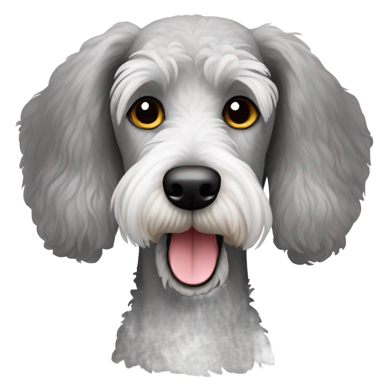 genmoji : Terrier de Bedlington