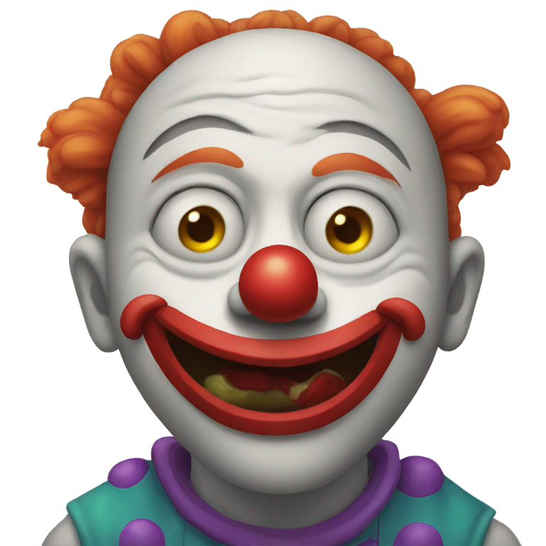genmoji：生病的小丑