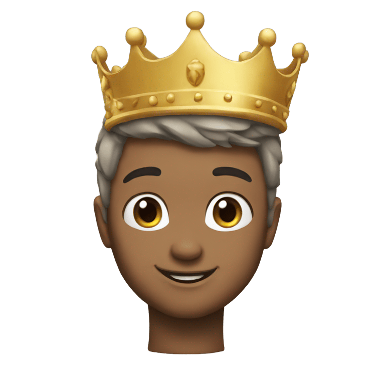 genmoji: 100% emoji + crown emoji