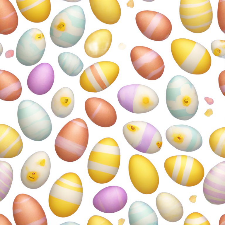 genmoji : Œufs de Pâques