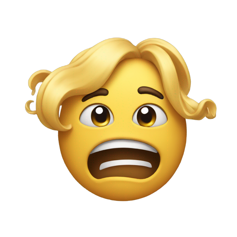 genmoji: emoji stressed choking itself out
