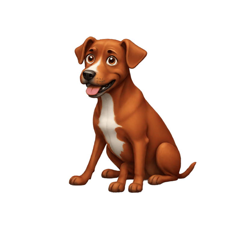 絵文字：赤い犬