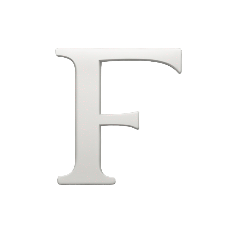 genmoji：字母F