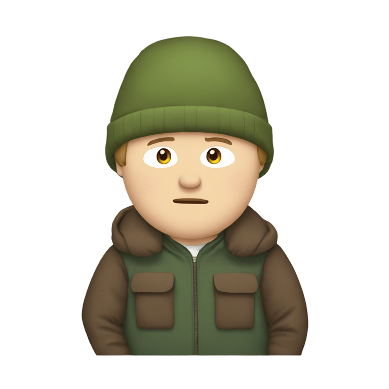 genmoji: Eric cartman in emoji style