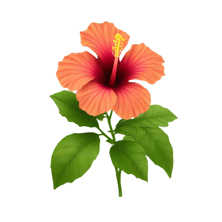 genmoji：芙蓉花神秘色彩