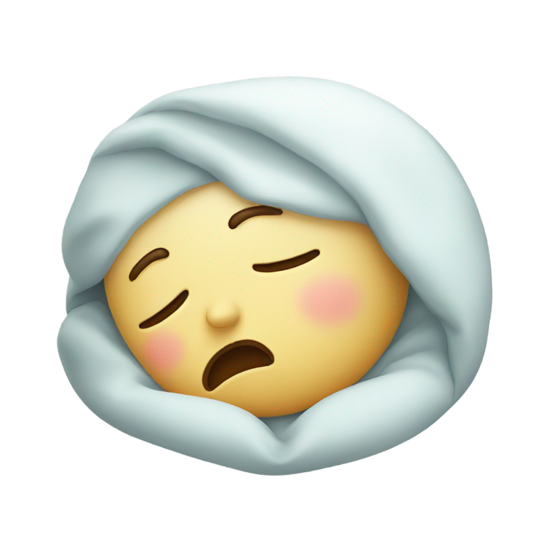 genmoji: sleeping sick face