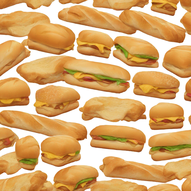 genmoji : Un sandwich avec de la laitue