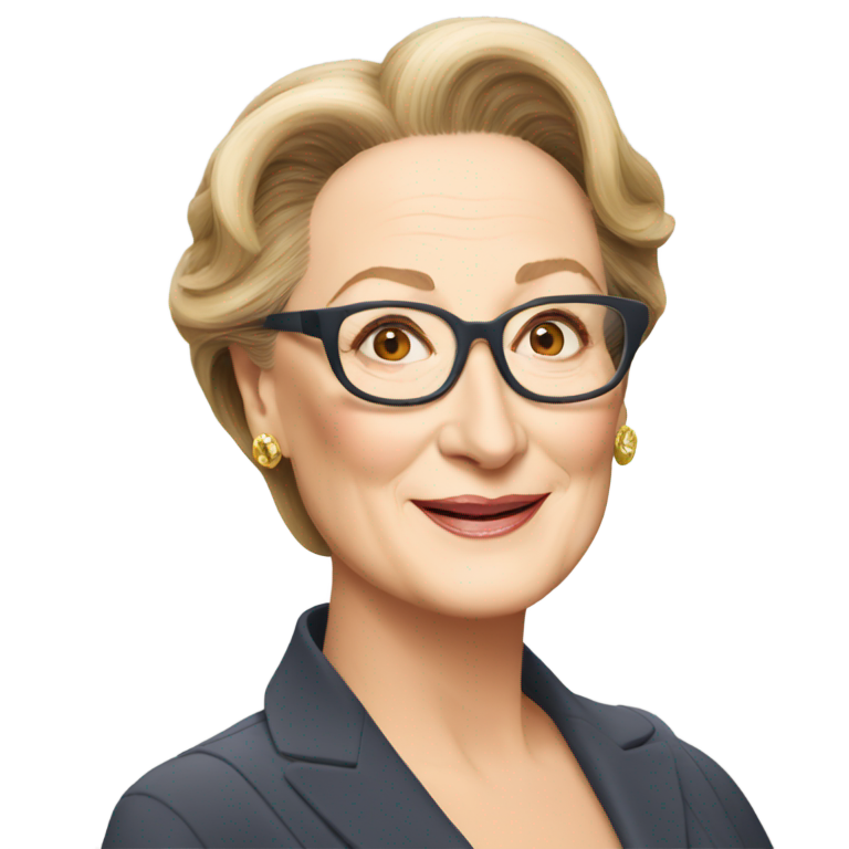 genmoji：梅丽尔·斯特里普