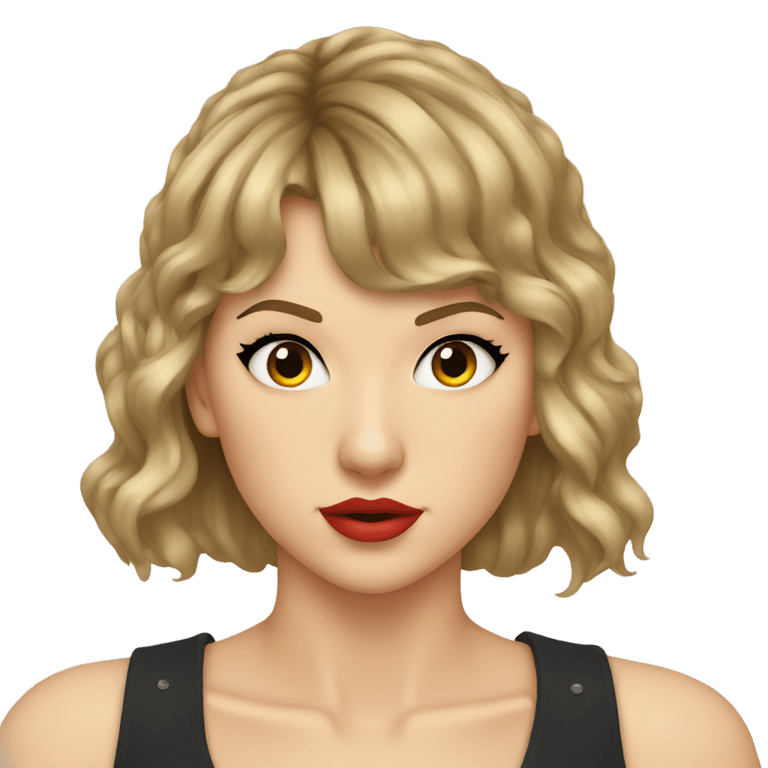 genmoji：泰勒·斯威夫特（Taylor Swift）带着愁容
