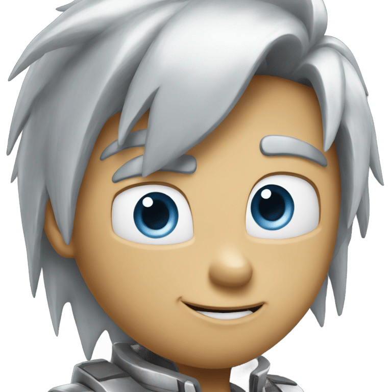 genmoji：银色电影银耳朵
