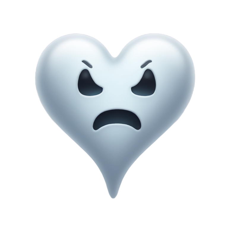 genmoji: ghostly heart