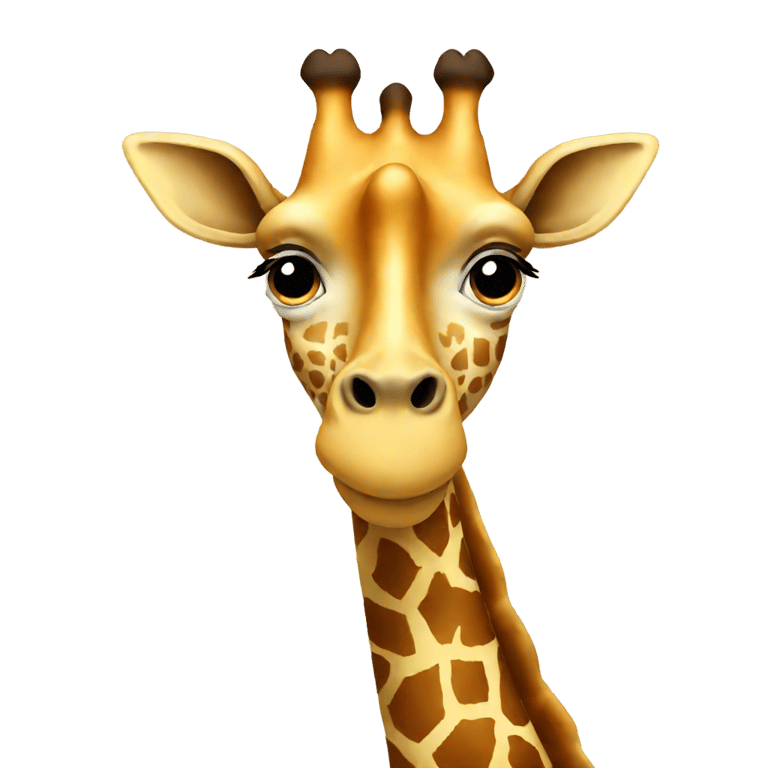 genmoji : giraffe in the style of microsoft